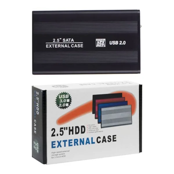 SATA HDD Hard Drive External Caddy Case 2.5'' USB 2.0