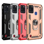 15A Slim Shockproof Ring Armor Stand Phone Case for Samsung Galaxy A21s A217F