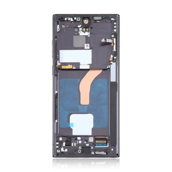 Genuine LCD Screen For Samsung Galaxy S22 Ultra 5G (S908B) With Frame and Touchpad - Black  (GH82-27488A) - Image 3