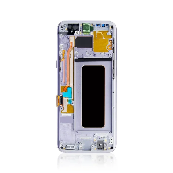 160B Genuine LCD Screen For Samsung Galaxy S8 Plus G955F With Frame Orchid Grey