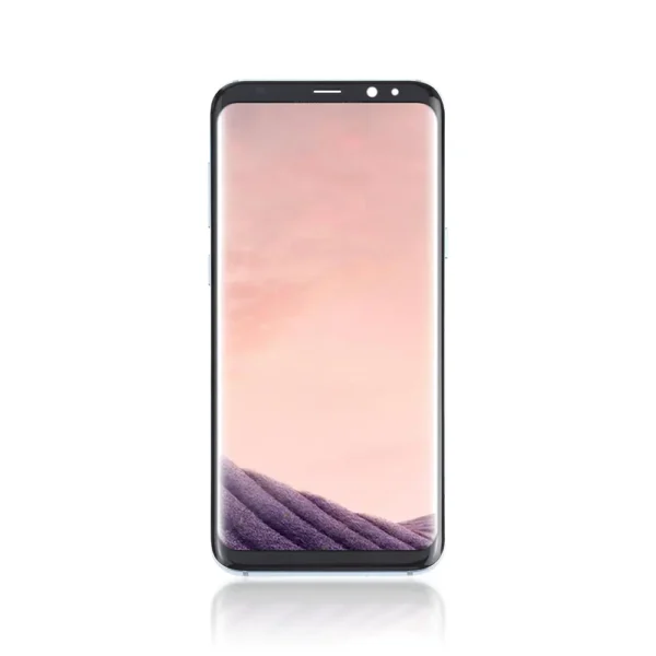 163C Genuine LCD Screen For Samsung Galaxy S8 Plus G955 With Frame Coral Blue