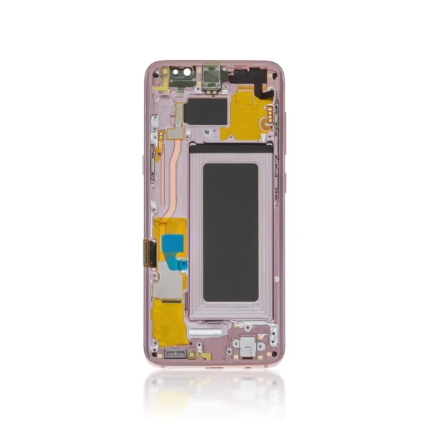 166B Genuine LCD Screen For Samsung Galaxy S8 G950F With Frame Rose Pink