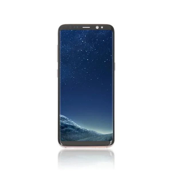 166C Genuine LCD Screen For Samsung Galaxy S8 G950F With Frame Rose Pink