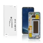 168A Genuine LCD Screen For Samsung Galaxy S8 G950F With Frame Blue