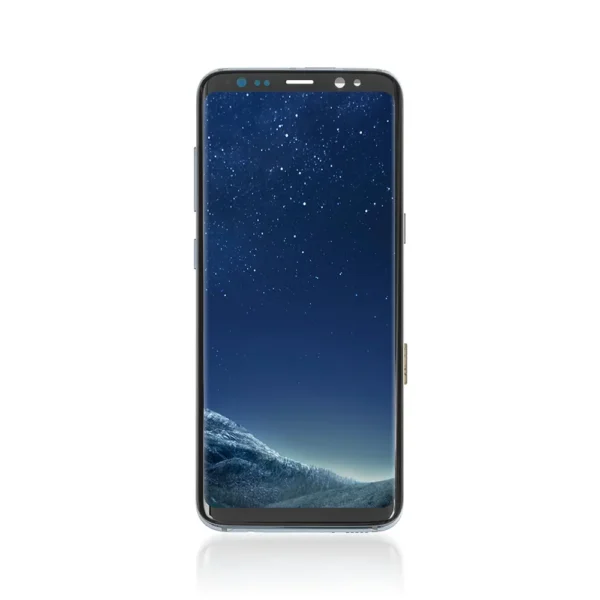 168C Genuine LCD Screen For Samsung Galaxy S8 G950F With Frame Blue