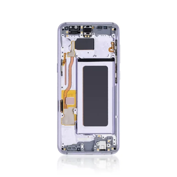 169B Genuine LCD Screen For Samsung Galaxy S8 G950F With Frame Orchid Gray