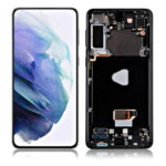 16A OLED LCD Screen For Samsung Galaxy S21 Plus (G996) Black - With Frame