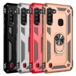 16A Slim Shockproof Ring Armor Stand Phone Case for Samsung Galaxy A21 A215U
