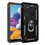 16C Slim Shockproof Ring Armor Stand Phone Case for Samsung Galaxy A21 A215U