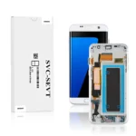 171A Genuine LCD Screen For Samsung Galaxy S7 Edge G935F With Frame White