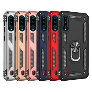 17A Slim Shockproof Ring Armor Stand Phone Case for Samsung Galaxy A20s A207F