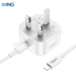 17B ANG TC76A PD 20W USB C Adaptor With USB C to Lightning Cable