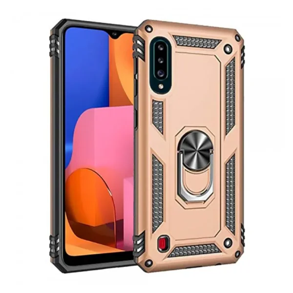 17D Slim Shockproof Ring Armor Stand Phone Case for Samsung Galaxy A20s A207F