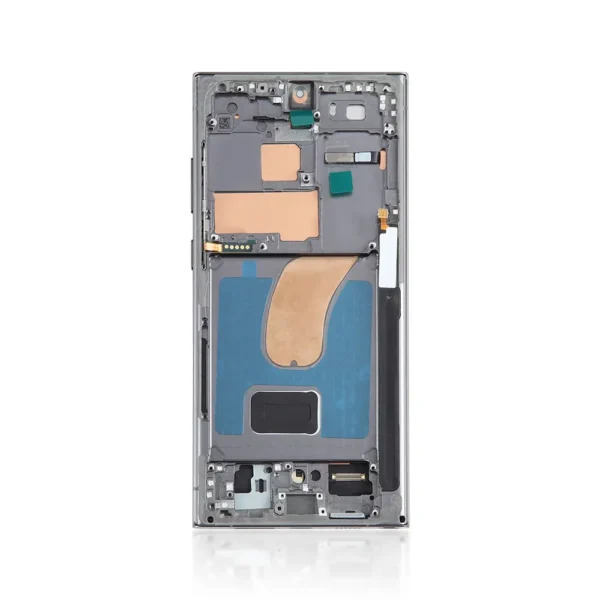186B Genuine LCD Screen For Samsung Galaxy S23 Ultra S918B With Frame Green