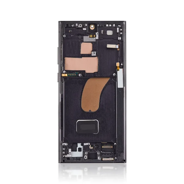 Genuine LCD Screen For Samsung Galaxy S23 Ultra S918B With Frame Black