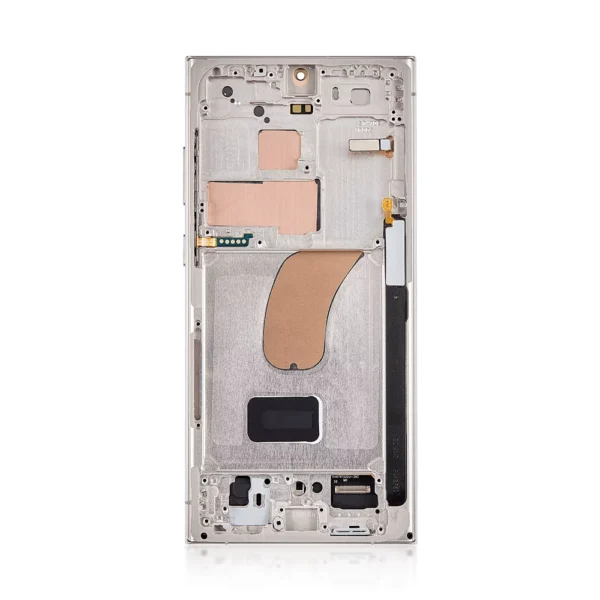 18B OLED LCD Screen For Samsung Galaxy S23 Ultra S918 Silver – With Frame Main iShine Trade T/A Boltify Limited