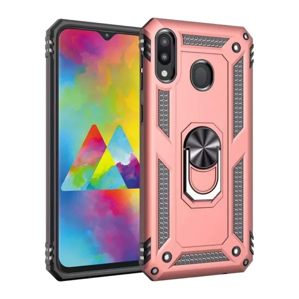 18B Slim Shockproof Ring Armor Stand Phone Case for Samsung Galaxy A20 A205F
