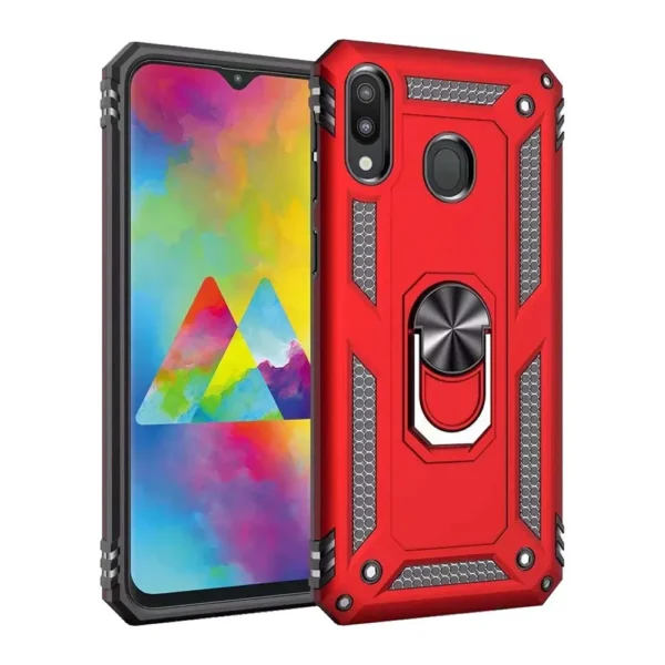 18C Slim Shockproof Ring Armor Stand Phone Case for Samsung Galaxy A20 A205F