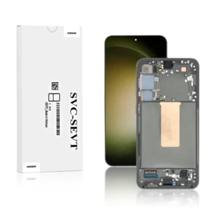 Genuine LCD Screen For Samsung Galaxy S23 Plus S916B With Frame Green