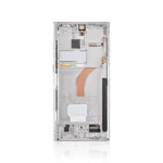 Genuine LCD Screen For Samsung Galaxy S22 Ultra 5G S908B With Frame White