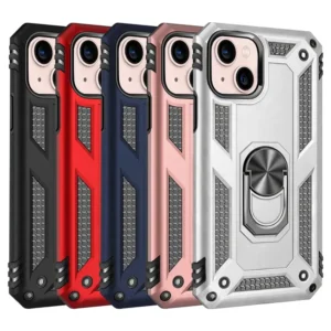 Slim Shockproof Ring Armor Case For iPhone 14