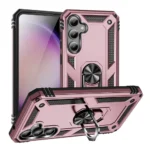 19B Slim Shockproof Ring Armor Stand Phone Case for Samsung Galaxy S23 FE Rrose Golad