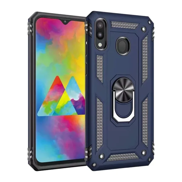 19C Slim Shockproof Ring Armor Stand Phone Case for Samsung Galaxy A20E A202F