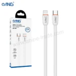 ANG E108 - USB C TO Lightning 27W Soft Data Cable 1 Meter - White