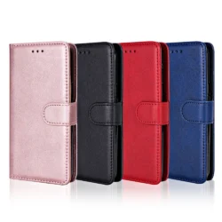 Leather Flip Wallet Book Case