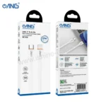 ANG E108 - USB C TO Lightning 27W Soft Data Cable 1 Meter - White-1