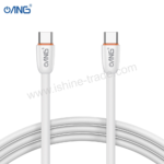 1B ANG E108 – USB C TO USB C 60W Soft Data Cable 2 Meter White