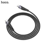 HOCO U95 Freeway Type C to Type C PD Charging Data Cable 60W - Black - Image 2