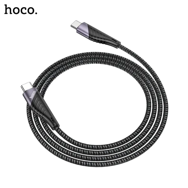 1B HOCO U95 Freeway Type C to Type C PD Charging Data Cable 60W – Black iShine Trade T/A Boltify Limited