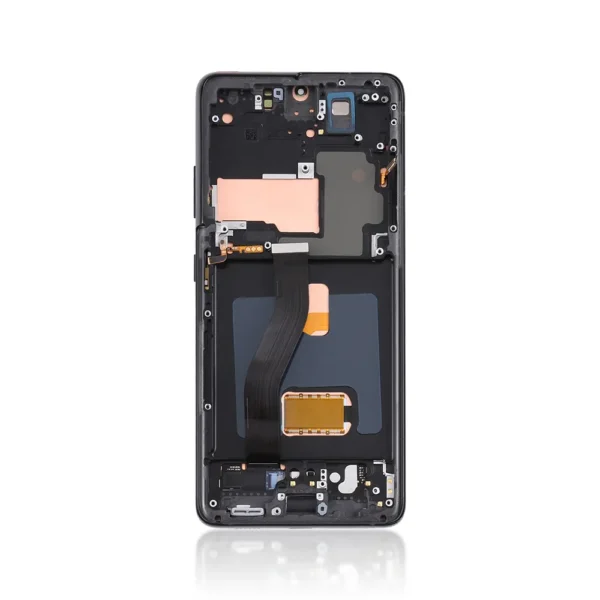 Genuine LCD Screen For Samsung Galaxy S21 Ultra 5G G998B With Frame Phantom Black
