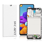 209A Genuine LCD Screen and Digitizer For Samsung Galaxy A21S SM-A217F With Frame