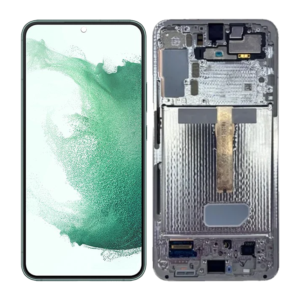Replacement OLED LCD Screen For Samsung Galaxy S22 Plus (S906) Black - With Frame
