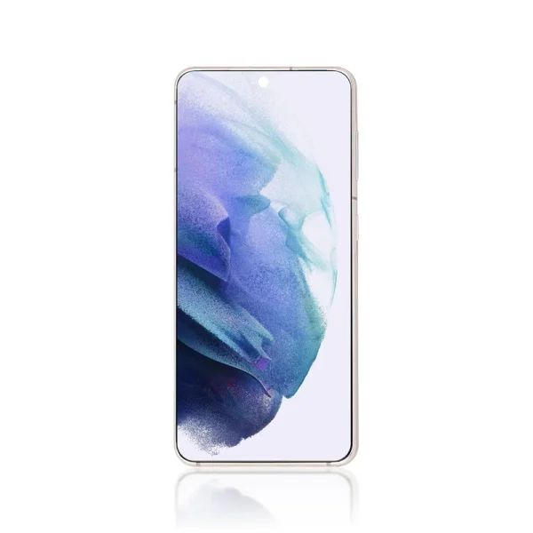 Genuine LCD Screen For Samsung Galaxy S21 5G G991B With Frame Phantom White