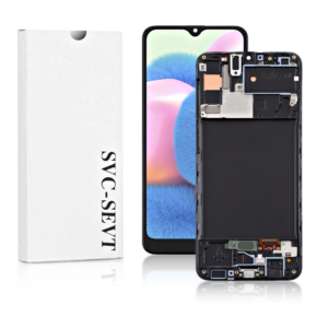 Genuine LCD Screen For Samsung Galaxy A30s (A307) With Frame and Touchpad - Black  (GH82-21329A)