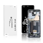 Genuine LCD Screen For Samsung Galaxy S20 Ultra 5G G988B With Frame Cosmic Black