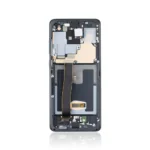 Genuine LCD Screen For Samsung Galaxy S20 Ultra 5G G988B With Frame Cosmic Black