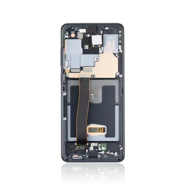 Genuine LCD Screen For Samsung Galaxy S20 Ultra 5G G988B With Frame Cosmic Black