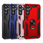 Slim Shockproof Ring Armor Stand Phone Case for Samsung Galaxy S25 Plus