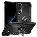 Slim Shockproof Ring Armor Stand Phone Case for Samsung Galaxy S25 Plus - Image 2