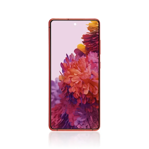 220C Genuine LCD Screen For Samsung Galaxy S20 FE 5G G781B With Frame Red