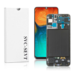 Genuine LCD Screen For Samsung Galaxy A50 (A505) With Frame and Touchpad - Black  (GH82-19204A)