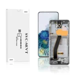 Genuine LCD Screen For Samsung Galaxy S20 4G/5G (G980F / G981F) With Frame and Touchpad - Cosmic Grey (GH82-22131A/GH82-31432A)