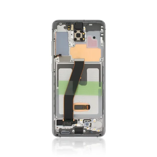 226B Genuine LCD Screen For Samsung Galaxy S20 4G 5G G980F G98 1F With Frame Cloud White