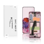 Genuine LCD Screen For Samsung Galaxy S20 4G/5G (G980F / G981F) With Frame and Touchpad - Cloud Pink (GH82-22123C)