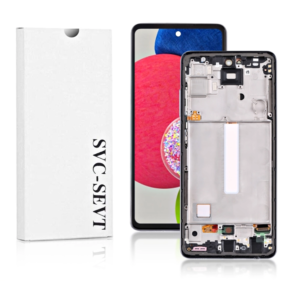 Genuine LCD Screen For Samsung Galaxy A52s (A528) With Frame and Touchpad - Black  (GH82-26861A)