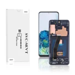 Genuine LCD Screen For Samsung Galaxy S20 4G/5G (G980F / G981F) With Frame and Touchpad - Black (GH82-22123A)